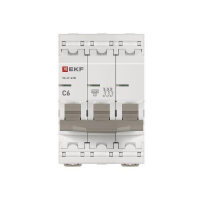 Выключатель автоматический модульный 3п C 6А 6кА ВА 47-63N PROxima EKF M636306C ТехноИмпульс