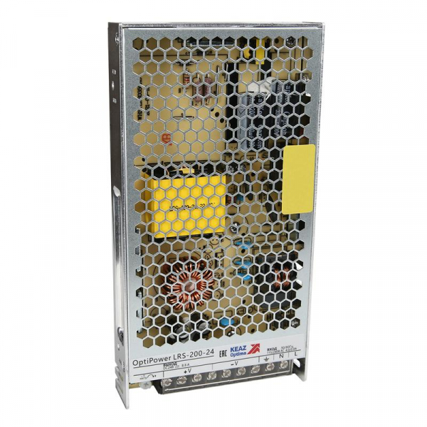 Блок питания панельный OptiPower LRS 200-12 17A КЭАЗ 328884 ТехноИмпульс