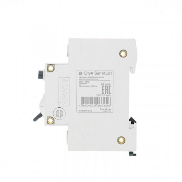 Выключатель автоматический дифференциального тока 2п (1P+N) C 16А 30мА тип AC 4.5кА City9 Set 230В SE C9D34616 ТехноИмпульс