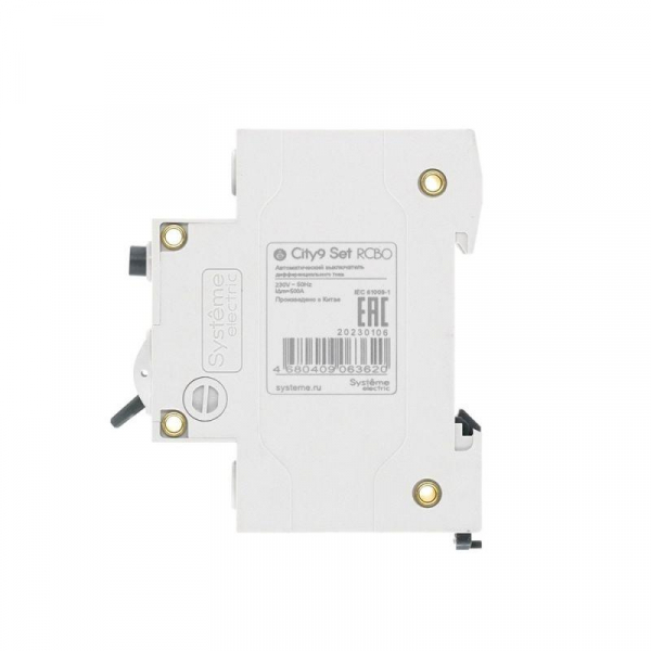 Выключатель автоматический дифференциального тока 2п (1P+N) C 20А 30мА тип AC 4.5кА City9 Set 230В SE C9D34620 ТехноИмпульс