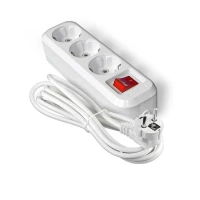 Удлинитель 3х5м с заземл. IP20 S-303А ПВС 3х1.5 с выкл.Universal 1727 ТехноИмпульс