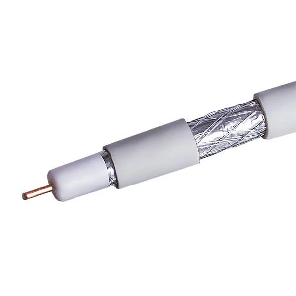 Кабель коаксиальный RG-6 CCS 1.02 (21проц.)/FPE/Al-Pet-Al Foil Unbonded/Al 64х0.12/PVC RW бел. (уп.100м) Net.On 109L ТехноИмпульс