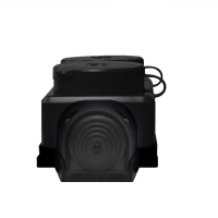 Колодка удлинителя 4-м Компакт 1ф с загл IP44 16А каучук черн. UNIVersal 602231 ТехноИмпульс