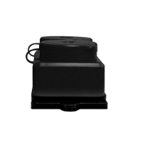 Колодка удлинителя 4-м Компакт 1ф с загл IP44 16А каучук черн. UNIVersal 602231 ТехноИмпульс