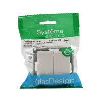 Переключатель перекрестный 2-кл. AtlasDesign 2хсх.7 10АХ механизм бел. SE ATN000173 ТехноИмпульс
