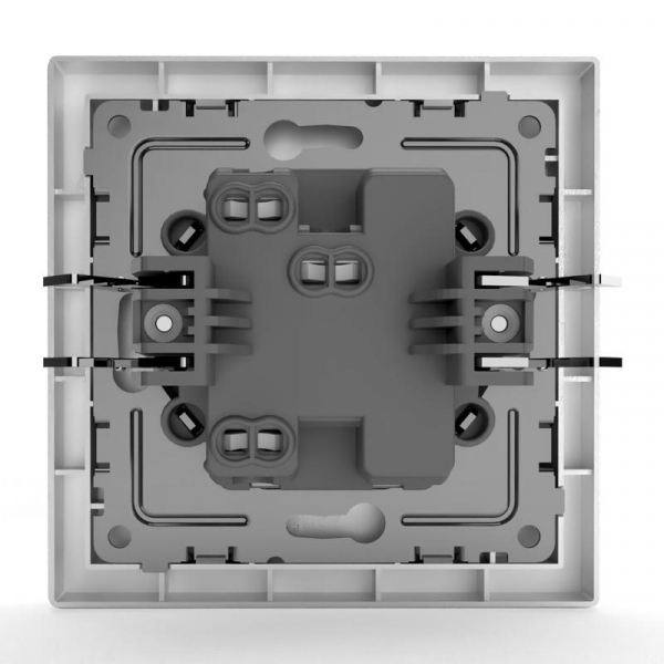 Выключатель 1-кл. СП Pixel 10А IP20 в сборе бел. TOKOV ELECTRIC TKE-PX-V1F-C01 ТехноИмпульс