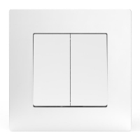 Выключатель 2-кл. СП Pixel 10А IP20 в сборе бел. TOKOV ELECTRIC TKE-PX-V2F-C01 ТехноИмпульс