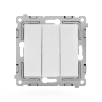 Выключатель 3-кл. СП Pixel 10А IP20 механизм бел. TOKOV ELECTRIC TKE-PX-V3-C01 ТехноИмпульс