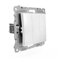 Выключатель 3-кл. СП Pixel 10А IP20 механизм бел. TOKOV ELECTRIC TKE-PX-V3-C01 ТехноИмпульс