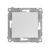 Переключатель проходной 1-кл. СП Pixel 10А IP20 механизм бел. TOKOV ELECTRIC TKE-PX-P1-C01 ТехноИмпульс