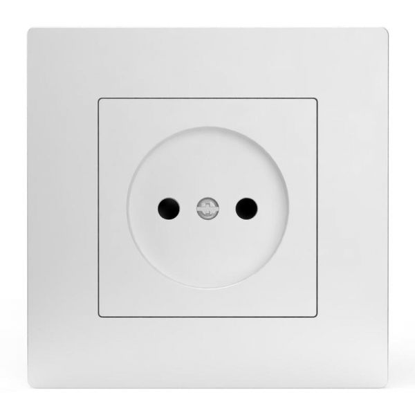 Розетка 1-м СП Pixel 16А IP20 без заземл. в сборе бел. TOKOV ELECTRIC TKE-PX-R1F-C01 ТехноИмпульс