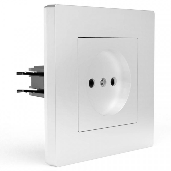 Розетка 1-м СП Pixel 16А IP20 без заземл. в сборе бел. TOKOV ELECTRIC TKE-PX-R1F-C01 ТехноИмпульс