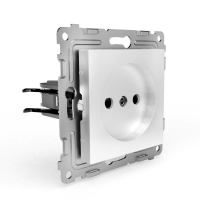 Розетка 1-м СП Pixel 16А IP20 без заземл. защ. шторки механизм бел. TOKOV ELECTRIC TKE-PX-R1SF-C01 ТехноИмпульс