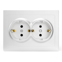 Розетка 2-м СП Pixel 16А IP20 с заземл. защ. шторки в сборе бел. TOKOV ELECTRIC TKE-PX-R2FZSF-C01 ТехноИмпульс