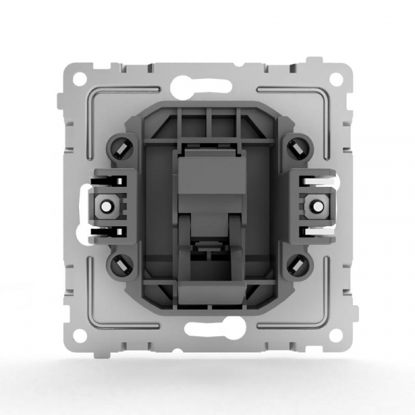 Розетка телефонная 1-м СП Pixel RJ11 механизм бел. TOKOV ELECTRIC TKE-PX-RT1-C01 ТехноИмпульс