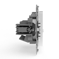 Розетка компьютерная 2-м СП Pixel RJ45 кат.5E механизм бел. TOKOV ELECTRIC TKE-PX-RC2-C01 ТехноИмпульс
