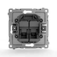 Розетка компьютерная 2-м СП Pixel RJ45 кат.5E механизм бел. TOKOV ELECTRIC TKE-PX-RC2-C01 ТехноИмпульс