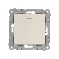 Выключатель 1-кл. СП Pixel 10А IP20 с индикатором механизм беж. TOKOV ELECTRIC TKE-PX-V1I-C02 ТехноИмпульс