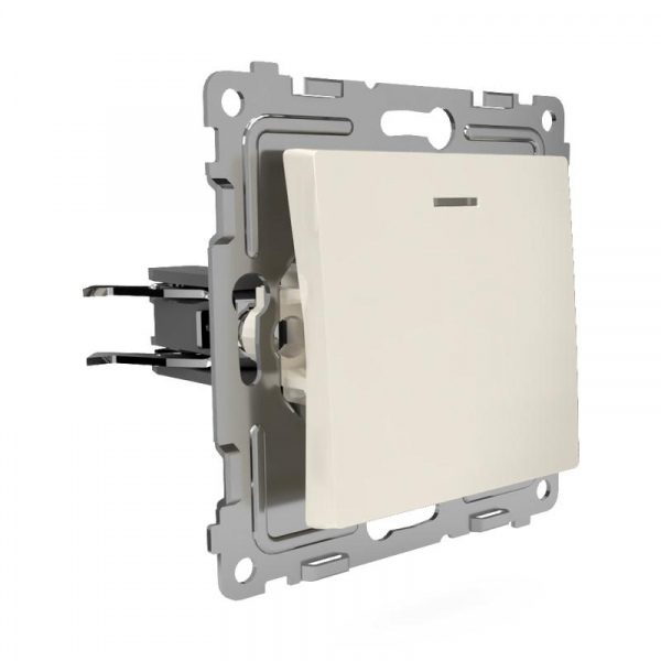 Выключатель 1-кл. СП Pixel 10А IP20 с индикатором механизм беж. TOKOV ELECTRIC TKE-PX-V1I-C02 ТехноИмпульс