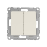 Выключатель 2-кл. СП Pixel 10А IP20 механизм беж. TOKOV ELECTRIC TKE-PX-V2-C02 ТехноИмпульс