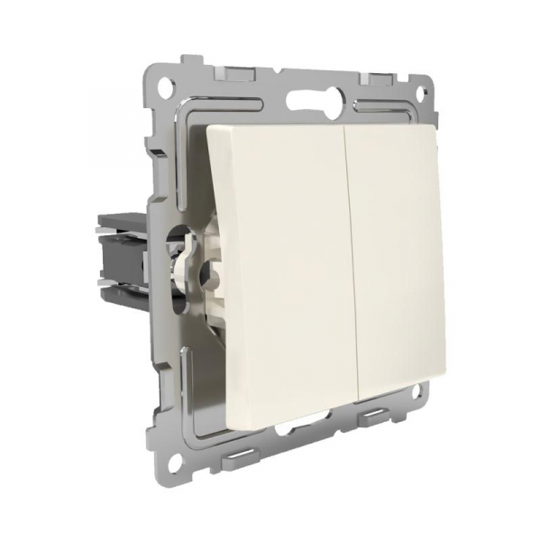 Выключатель 2-кл. СП Pixel 10А IP20 механизм беж. TOKOV ELECTRIC TKE-PX-V2-C02 ТехноИмпульс