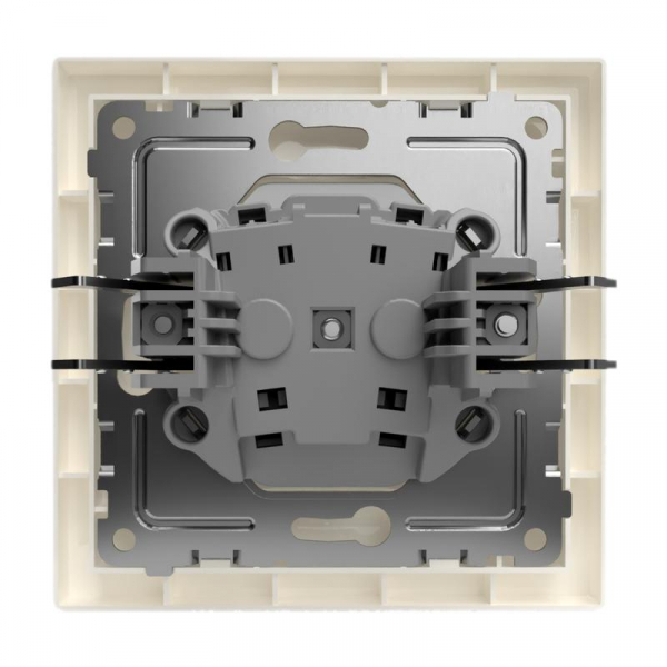 Розетка 1-м СП Pixel 16А IP20 без заземл. в сборе беж. TOKOV ELECTRIC TKE-PX-R1F-C02 ТехноИмпульс