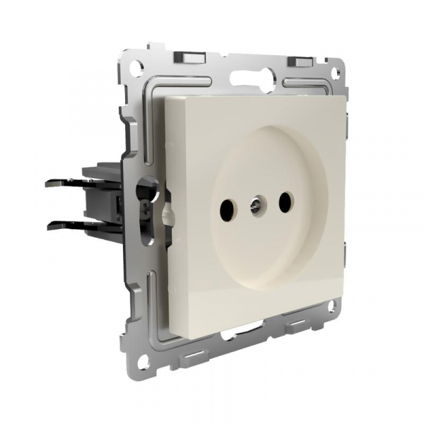 Розетка 1-м СП Pixel 16А IP20 без заземл. защ. шторки механизм беж. TOKOV ELECTRIC TKE-PX-R1SF-C02 ТехноИмпульс