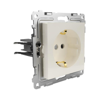 Розетка 1-м СП Pixel 16А IP20 с заземл. защ. шторки механизм беж. TOKOV ELECTRIC TKE-PX-R1ZSF-C02 ТехноИмпульс