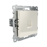 Розетка компьютерная 1-м СП Pixel RJ45 кат.5E механизм беж. TOKOV ELECTRIC TKE-PX-RC1-C02 ТехноИмпульс