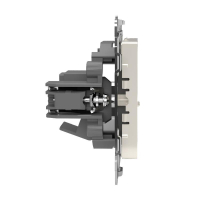 Розетка компьютерная 1-м СП Pixel RJ45 кат.5E механизм беж. TOKOV ELECTRIC TKE-PX-RC1-C02 ТехноИмпульс