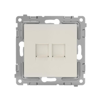 Розетка компьютерная 2-м СП Pixel RJ45 кат.5E механизм беж. TOKOV ELECTRIC TKE-PX-RC2-C02 ТехноИмпульс