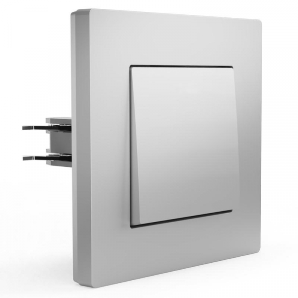 Выключатель 1-кл. СП Pixel 10А IP20 в сборе алюм. TOKOV ELECTRIC TKE-PX-V1F-C03 ТехноИмпульс