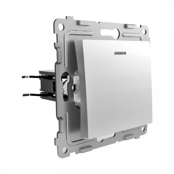 Выключатель 1-кл. СП Pixel 10А IP20 с индикатором механизм алюм. TOKOV ELECTRIC TKE-PX-V1I-C03 ТехноИмпульс