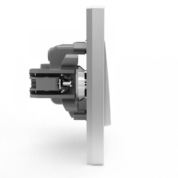 Выключатель 2-кл. СП Pixel 10А IP20 в сборе алюм. TOKOV ELECTRIC TKE-PX-V2F-C03 ТехноИмпульс