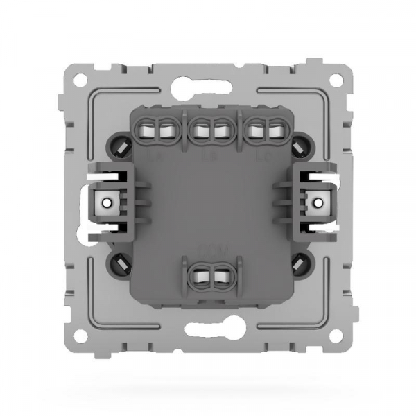 Выключатель 3-кл. СП Pixel 10А IP20 механизм алюм. TOKOV ELECTRIC TKE-PX-V3-C03 ТехноИмпульс