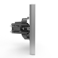 Розетка 1-м СП Pixel 16А IP20 без заземл. в сборе алюм. TOKOV ELECTRIC TKE-PX-R1F-C03 ТехноИмпульс