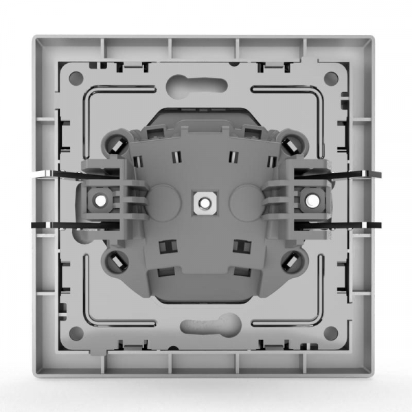 Розетка 1-м СП Pixel 16А IP20 без заземл. в сборе алюм. TOKOV ELECTRIC TKE-PX-R1F-C03 ТехноИмпульс