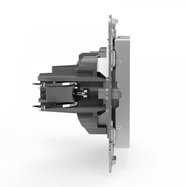 Розетка 1-м СП Pixel 16А IP20 с заземл. механизм алюм. TOKOV ELECTRIC TKE-PX-R1Z-C03 ТехноИмпульс