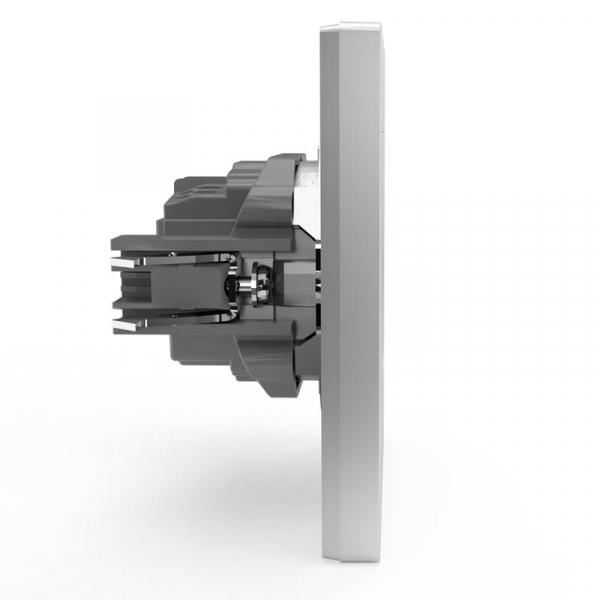 Розетка 1-м СП Pixel 16А IP20 с заземл. защ. шторки в сборе алюм. TOKOV ELECTRIC TKE-PX-R1FZSF-C03 ТехноИмпульс