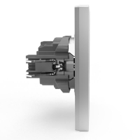 Розетка 1-м СП Pixel 16А IP20 с заземл. защ. шторки в сборе алюм. TOKOV ELECTRIC TKE-PX-R1FZSF-C03 ТехноИмпульс