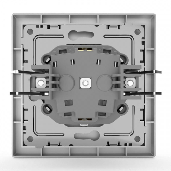 Розетка 1-м СП Pixel 16А IP20 с заземл. защ. шторки в сборе алюм. TOKOV ELECTRIC TKE-PX-R1FZSF-C03 ТехноИмпульс
