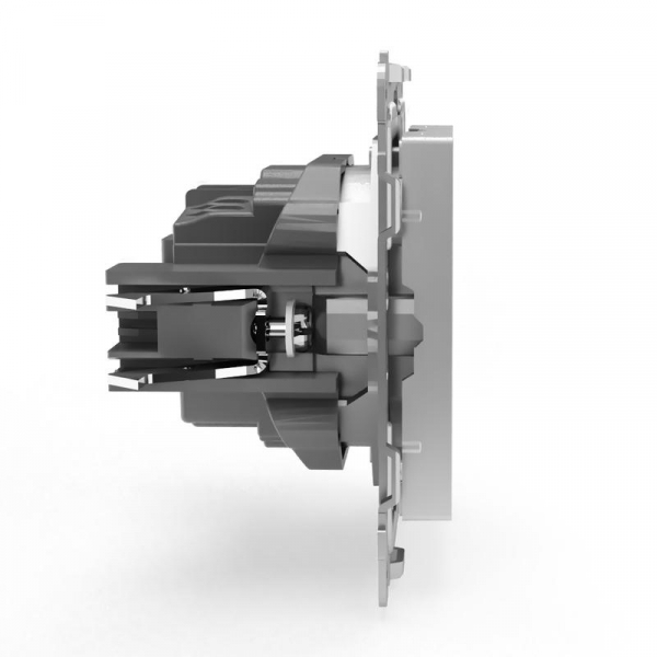 Розетка 1-м СП Pixel 16А IP20 с заземл. защ. шторки механизм алюм. TOKOV ELECTRIC TKE-PX-R1ZSF-C03 ТехноИмпульс