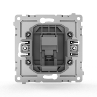 Розетка телефонная 1-м СП Pixel RJ11 механизм алюм. TOKOV ELECTRIC TKE-PX-RT1-C03 ТехноИмпульс