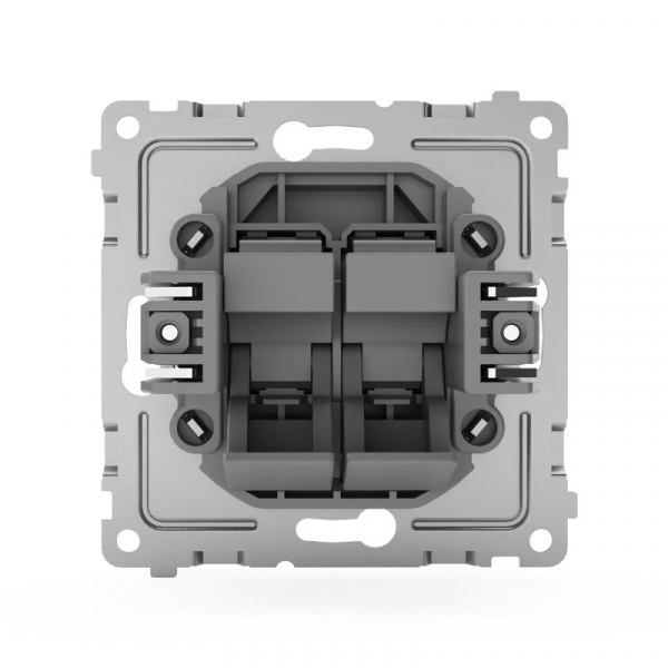 Розетка компьютерная 2-м СП Pixel RJ45 кат.5E механизм алюм. TOKOV ELECTRIC TKE-PX-RC2-C03 ТехноИмпульс