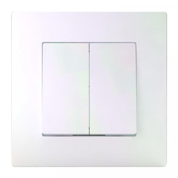 Выключатель 2-кл. СП Pixel 10А IP20 в сборе перламутр. TOKOV ELECTRIC TKE-PX-V2F-C04 ТехноИмпульс