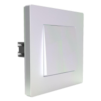Выключатель 2-кл. СП Pixel 10А IP20 в сборе перламутр. TOKOV ELECTRIC TKE-PX-V2F-C04 ТехноИмпульс