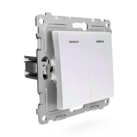 Выключатель 2-кл. СП Pixel 10А IP20 с индикатором механизм перламутр. TOKOV ELECTRIC TKE-PX-V2I-C04 ТехноИмпульс
