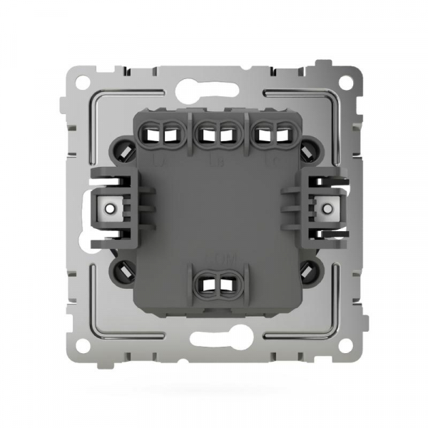 Выключатель 3-кл. СП Pixel 10А IP20 механизм перламутр. TOKOV ELECTRIC TKE-PX-V3-C04 ТехноИмпульс