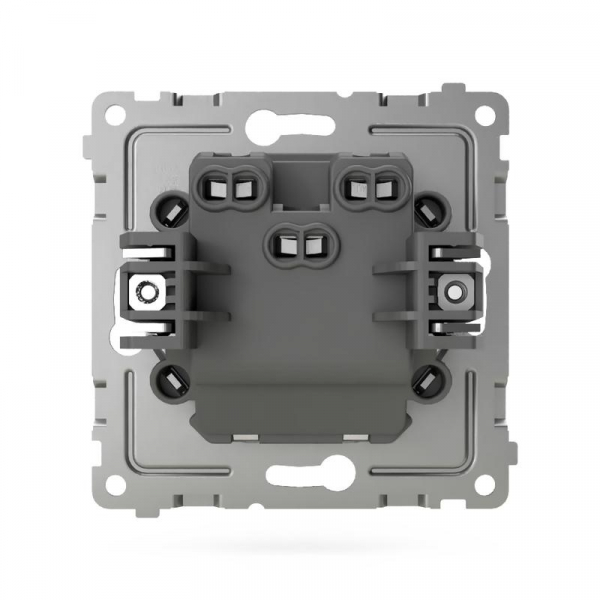 Переключатель проходной 2-кл. СП Pixel 10А IP20 механизм перламутр. TOKOV ELECTRIC TKE-PX-P2-C04 ТехноИмпульс