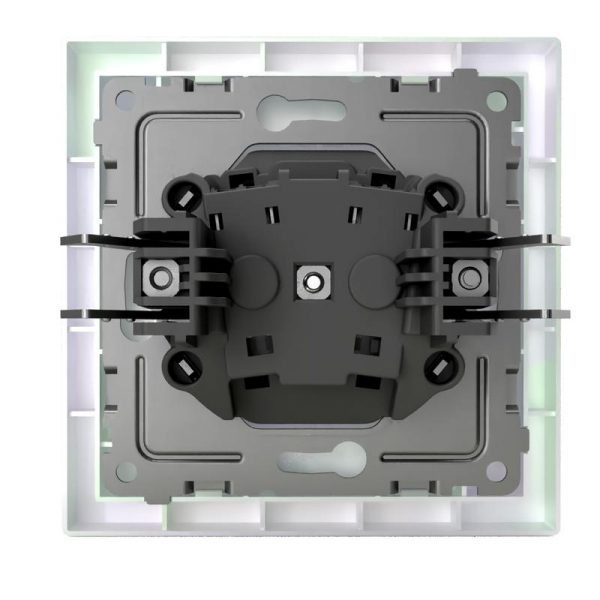 Розетка 1-м СП Pixel 16А IP20 без заземл. в сборе перламутр. TOKOV ELECTRIC TKE-PX-R1F-C04 ТехноИмпульс